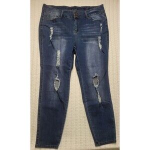 Mia & Moss Skinny Jeans Womens Blue Size 24
